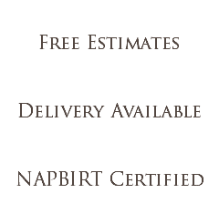  Free Estimates Delivery Available NAPBIRT Certified
